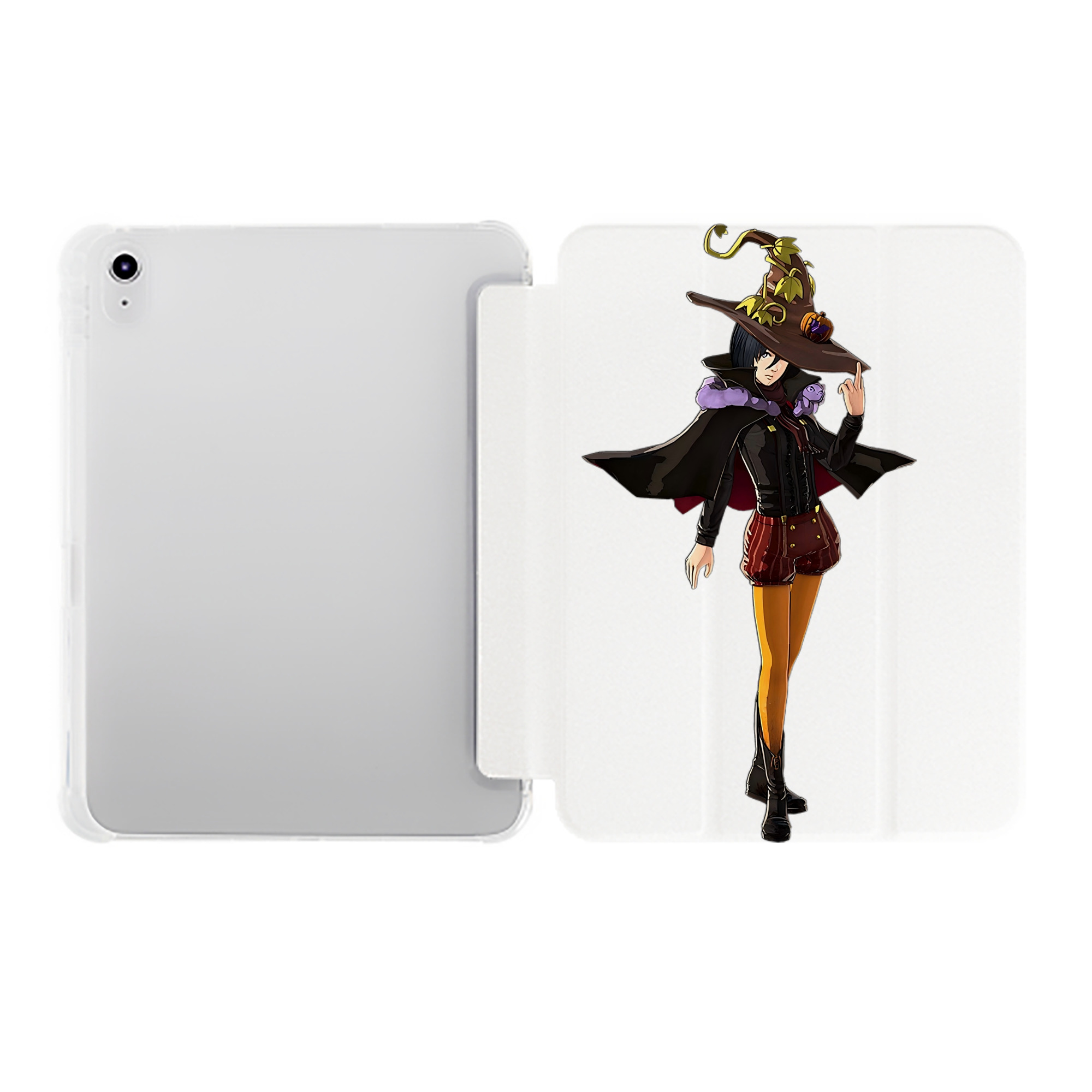（画像用） 進撃の巨人 ミカサ·アッカーマン Attack on Titan Mikasa Ackerman IPad ケース ペン収納付き 三つ折りスタンド PUレザー×シリコン 対応機種9.5/10.5/10.9インチ